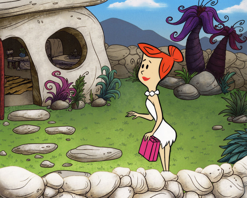 The Flintstones 1960s Rare Original Production Cel: Wilma