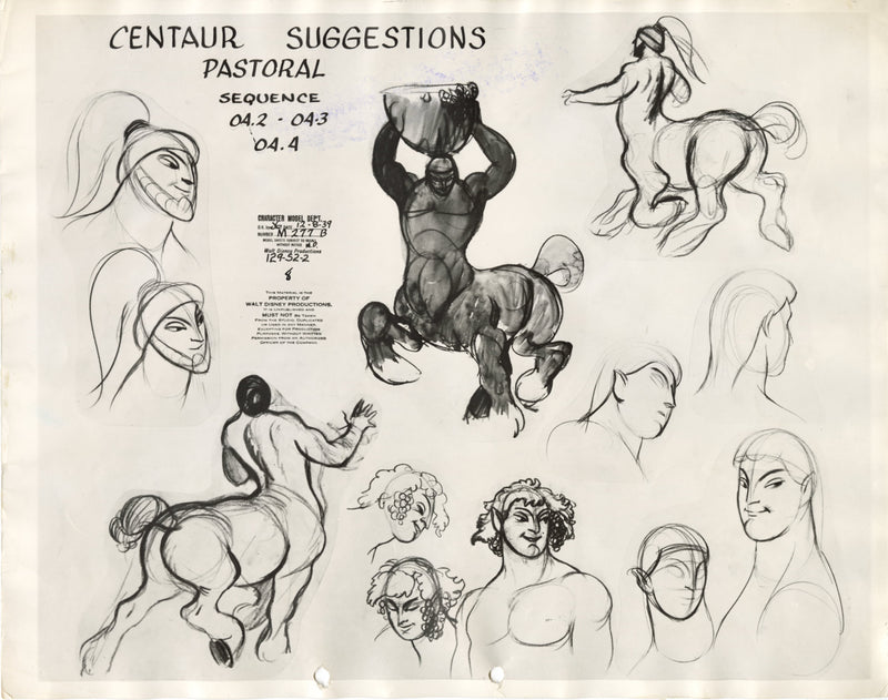 Fantasia Original Stat Model Sheet: Centaurs