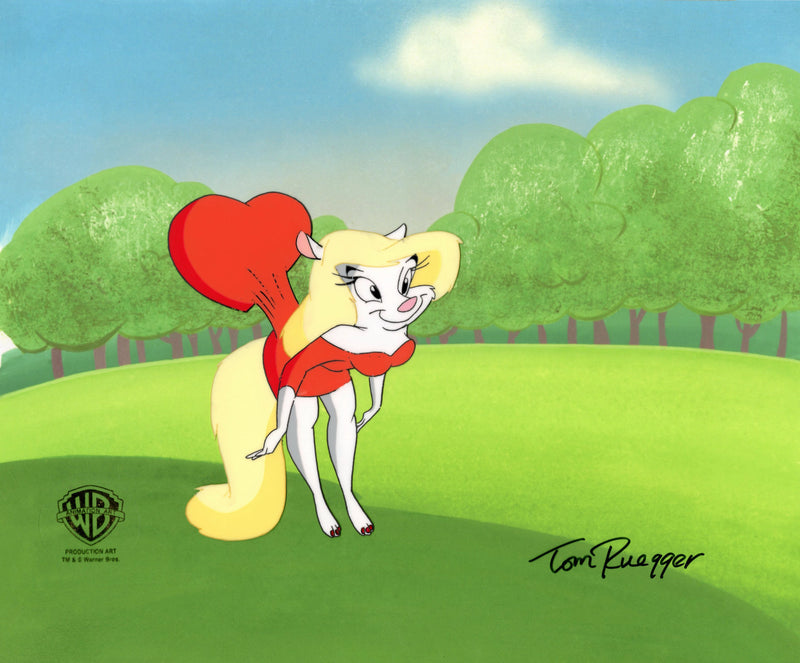 Animaniacs Original Production Cel Signed by Tom Ruegger: Minerva