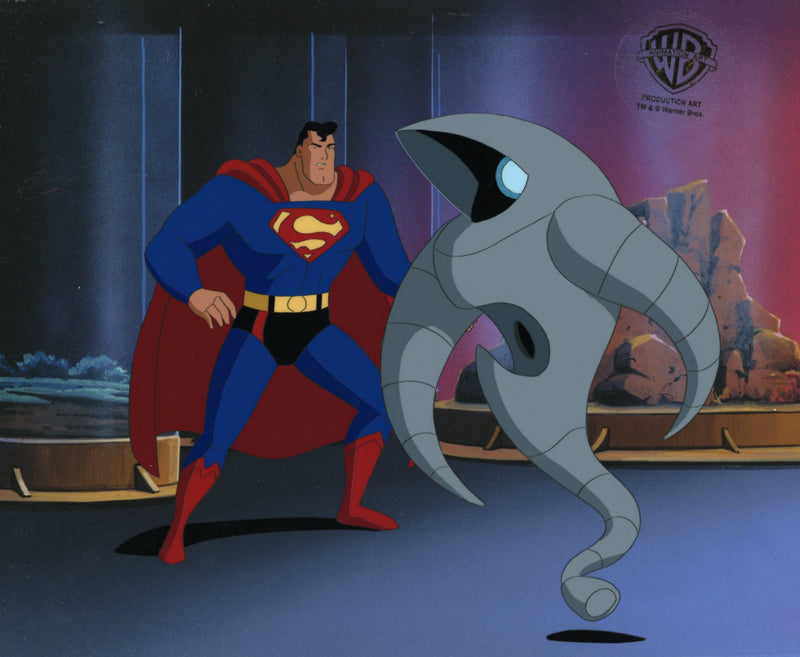 Superman The Animated Series Original Production Cel: Superman
