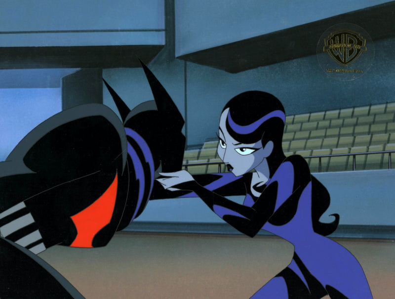 Batman Beyond Original Production Cel with Matching Drawing: Batman, Inque