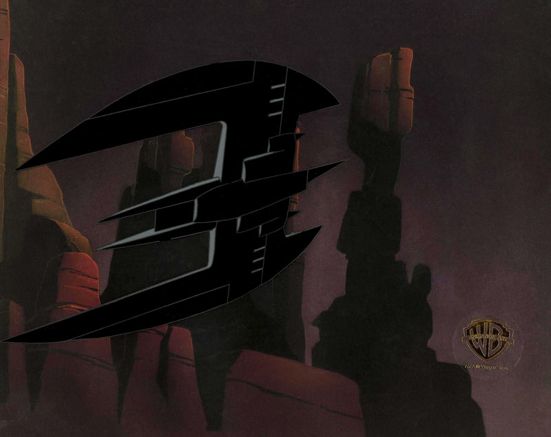 Batman The Animated Series Original Production Cel: Batplane