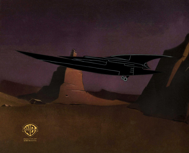 Batman The Animated Series Original Production Cel: Batplane