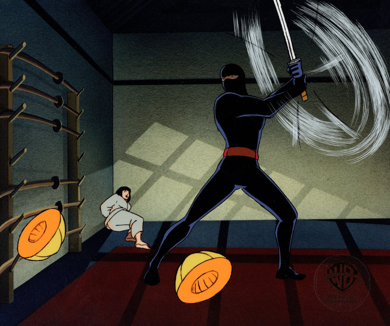 Batman The Animated Series Original Production Cel with Matching Drawing: Kyodai Ken, Kairi Tanaga