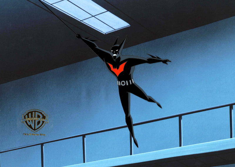 Batman Beyond Original Production Cel with Matching Drawing: Batman