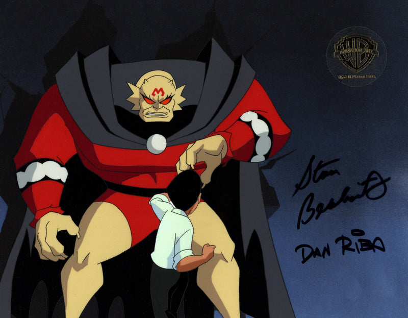 The New Batman Adventures Original Production Cel Signed by Dan Riba and Stan Berkowitz: Etrigan, Tim Drake