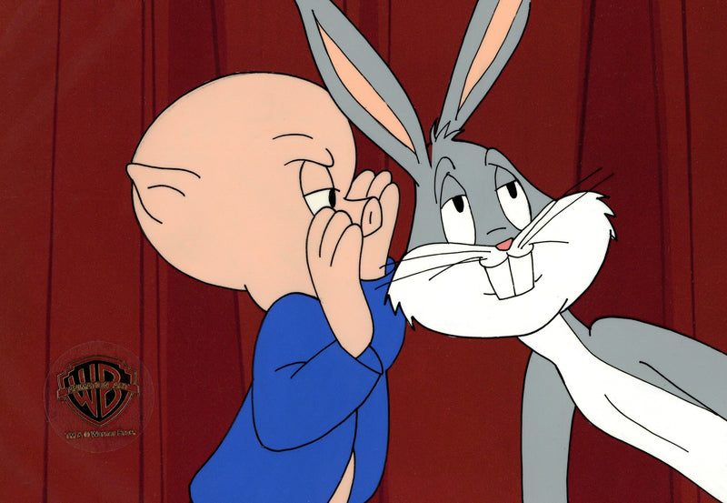 Looney Tunes Original Production Cel: Porky, Bugs