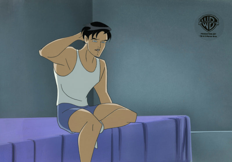 Batman Beyond Original Production Cel on Original Background: Terry McGinnis