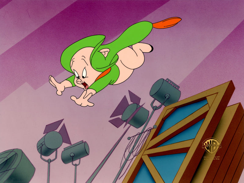 Looney Tunes Original Production Cel: Porky Pig