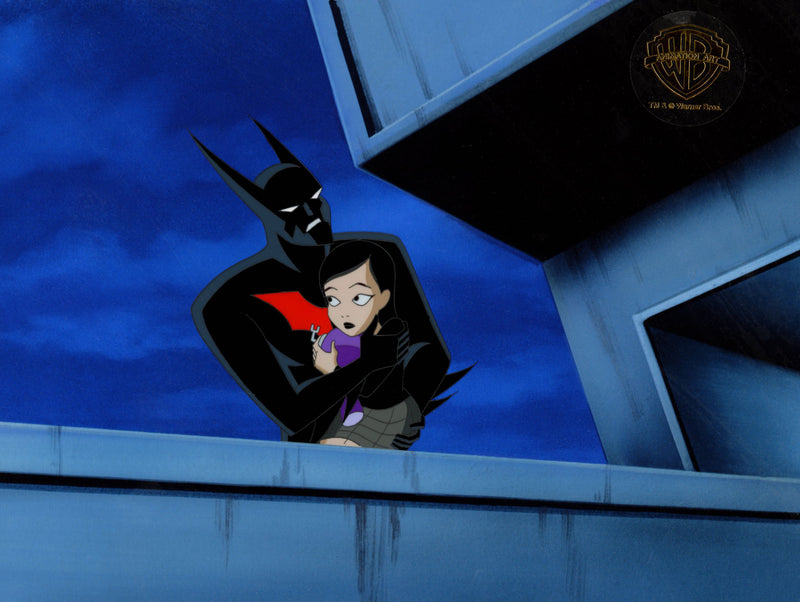 Batman Beyond Original Production Cel with Matching Drawing: Batman, Tamara Caulder