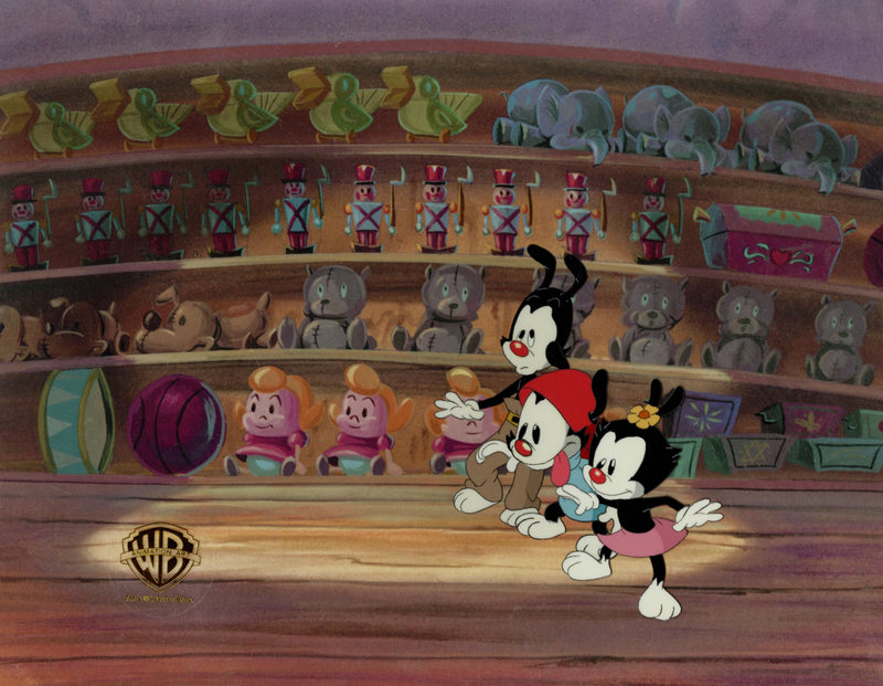 Animaniacs Original Production Cel: Yakko, Wakko, Dot