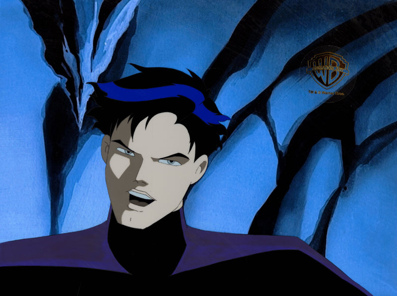 Batman Beyond Original Production Cel with Matching Drawing: Terry McGinnis