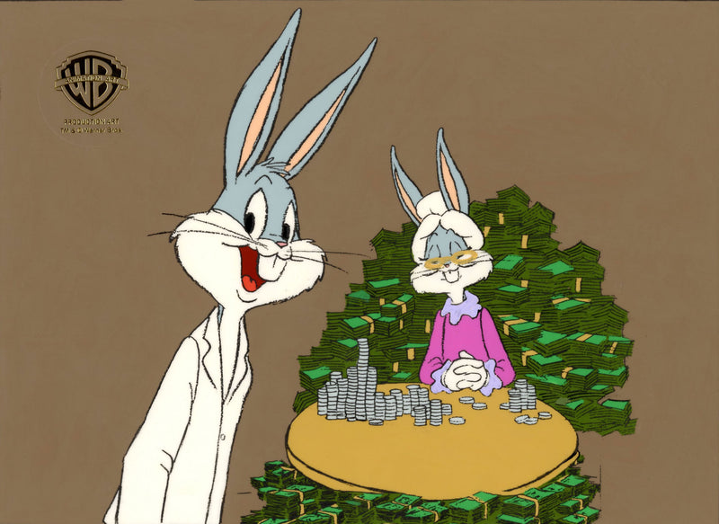 Looney Tunes Original Production Cel: Bugs Bunny, Granny Bugs Bunny