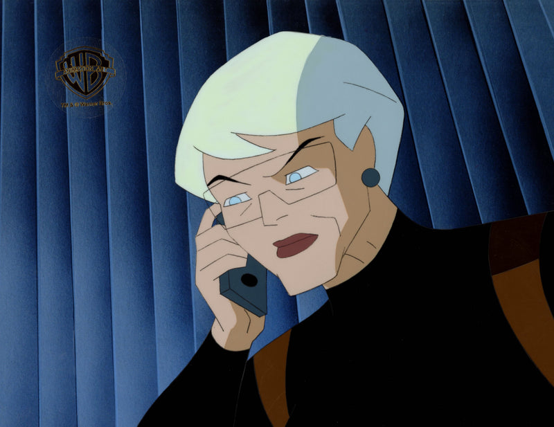 Batman Beyond Original Production Cel with Matching Drawing: Barbara Gordon