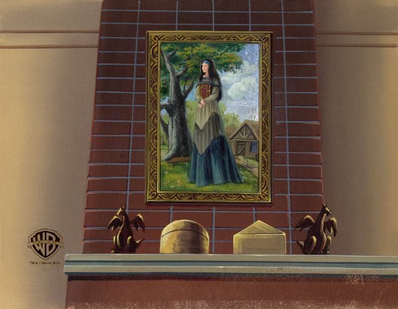 Scooby-Doo and the Witch's Ghost Original Production Background: Portrait of Sarah Ravencroft