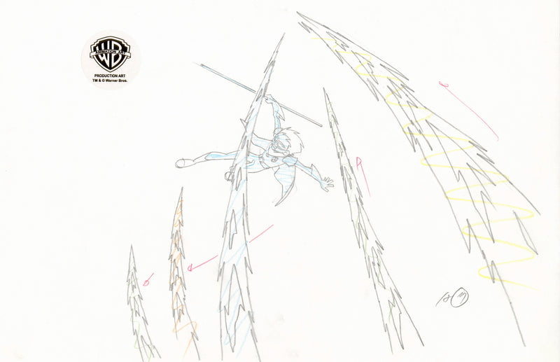 Teen Titans Original Production Drawing: Robin