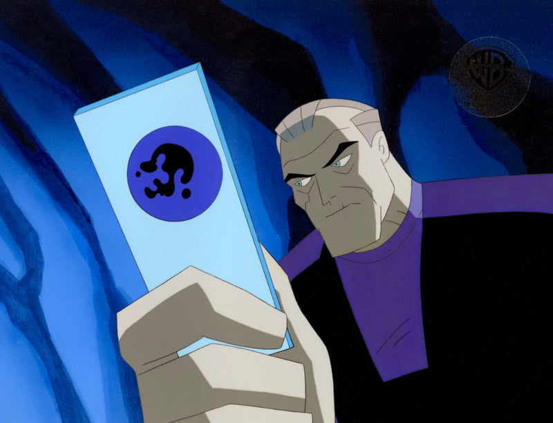 Batman Beyond Original Production Cel with Matching Drawing: Bruce Wayne