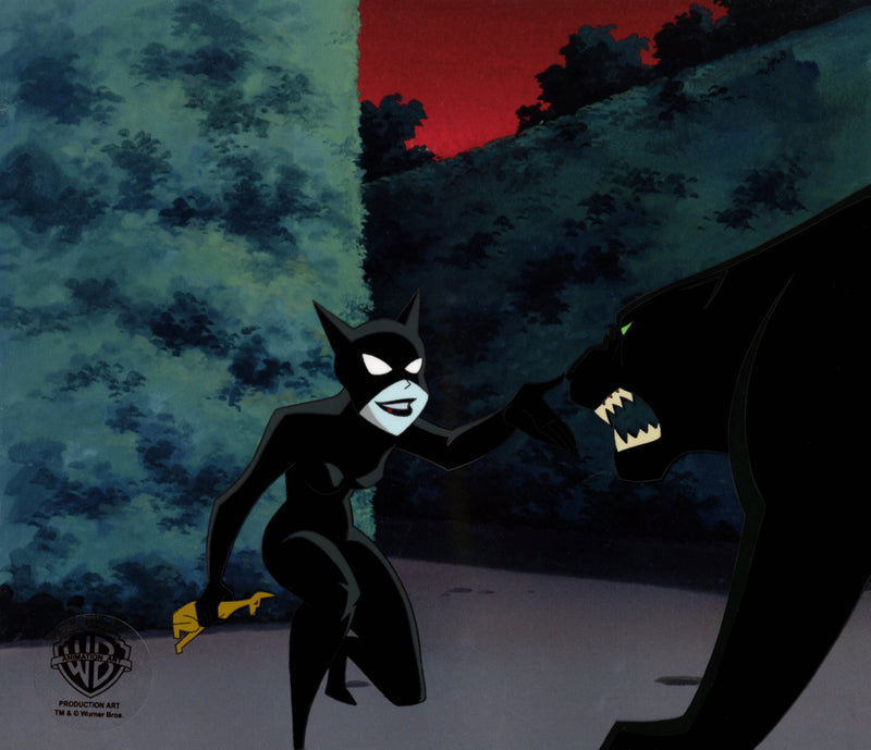 The New Batman Adventures Original Production Cel: Catwoman