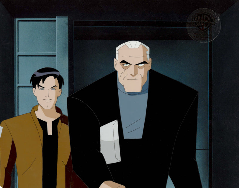 Batman Beyond Original Production Cel: Bruce Wayne, Terry McGinnis