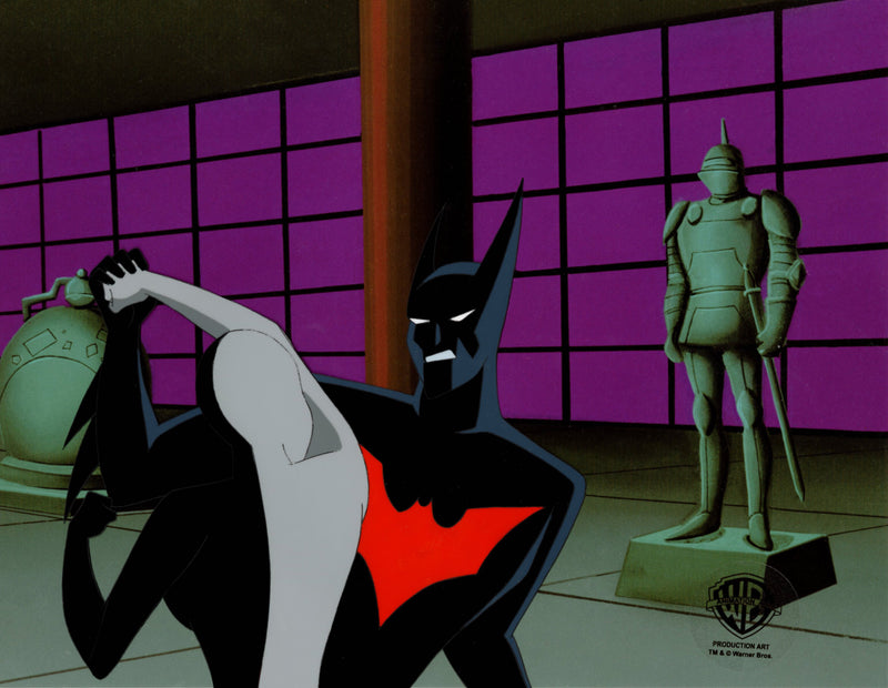 Batman Beyond Original Production Cel with Matching Drawing: Batman, Ten
