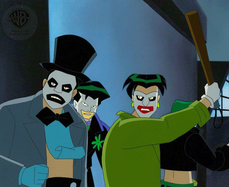 Batman Beyond Original Production Cel: The Jokerz