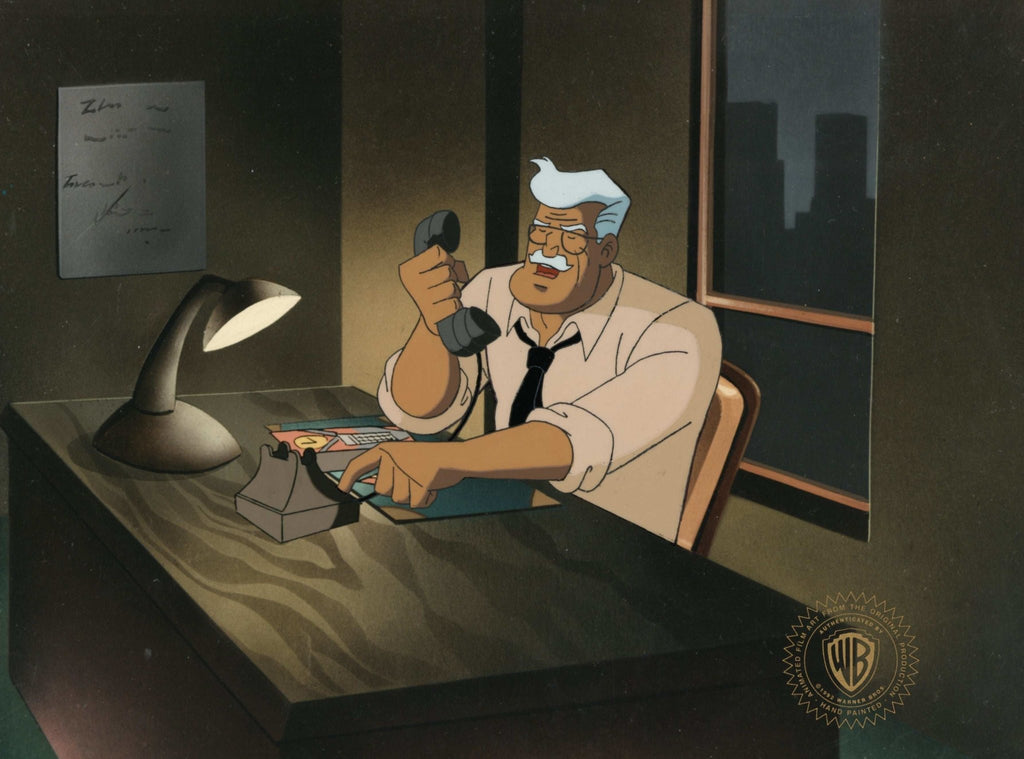 Batman The Animated Series Original Production Cel: Commissioner Gordon - Choice Fine Art