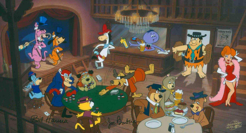 Cutting the Deck Limited Edition Hand-Painted Cel Hanna-Barbera Studio 