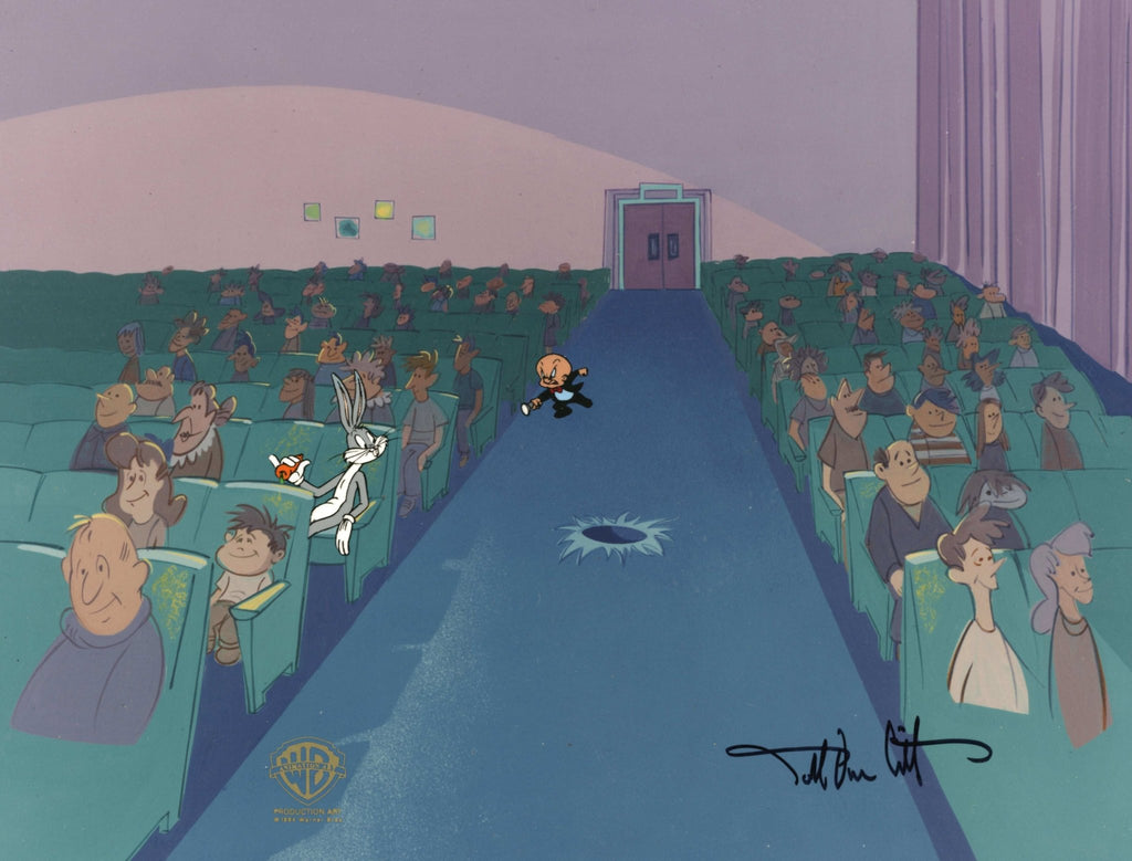 Looney Tunes Original Production Cel: Bugs Bunny and Elmer Fudd - Choice Fine Art