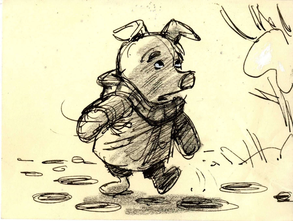 Pooh Original Storyboard Drawing - Choice Fine Art