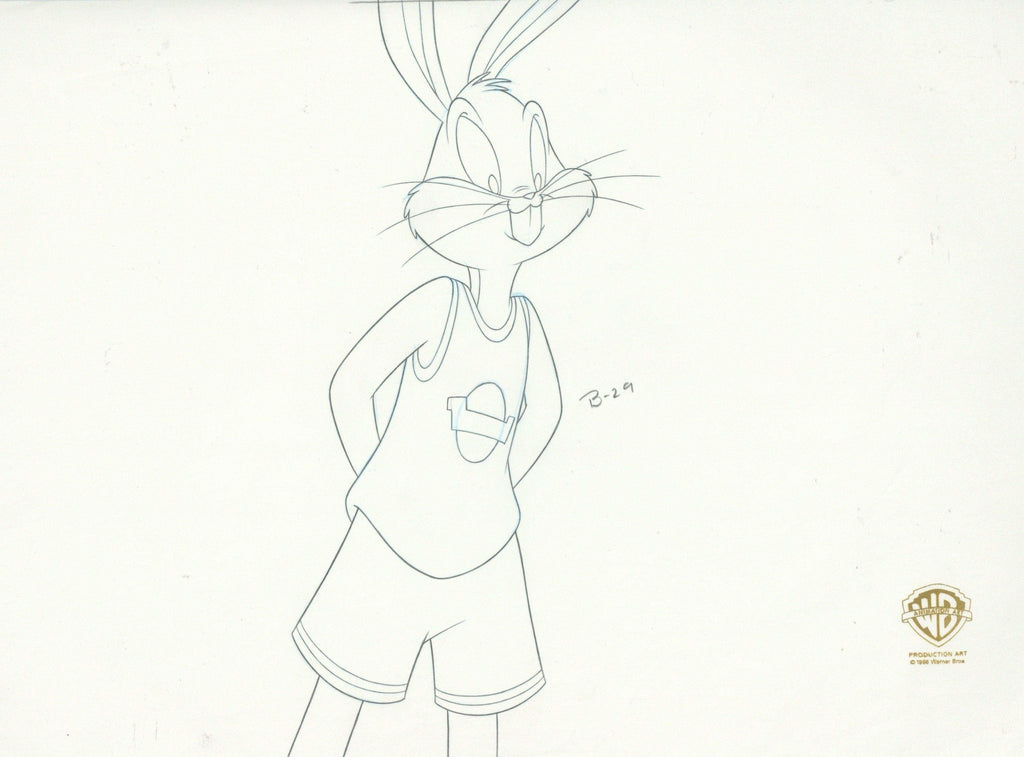 Space Jam Original Production Drawing: Bugs Bunny - Choice Fine Art